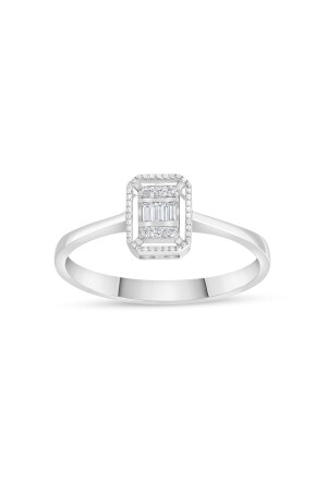 0. 05 Karat Diamant-Baguette-Ring - 1