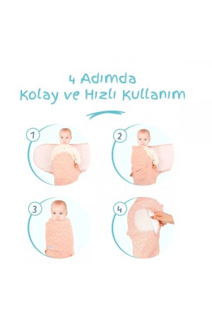 0 -3 Ay Desenli Yeni Sezon Kundak Pamuk Yeni - 5