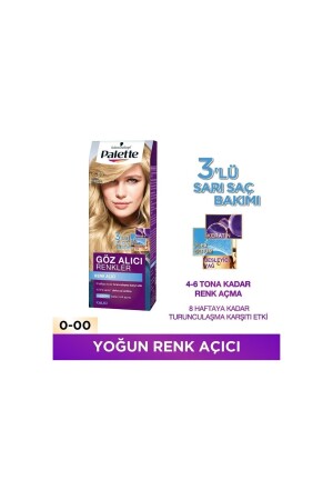 ألوان منقلبة للعين 0-00 لون مكثف لون لون لون الشعر - Palette