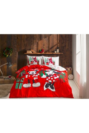 منز-ديزني ميني و ميكي عيد الميلاد القطن غطاء المزدوج القماش مجموعة 000000001000044784 - Taç