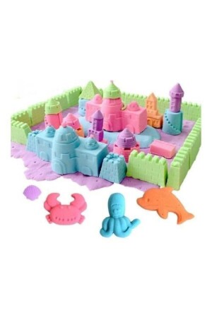 الرمال - الرمل - 001- 4 الألوان 2 كجم - ألعاب الخرسانة الهدية - مجموعة 001 1978129110071 - Heroes