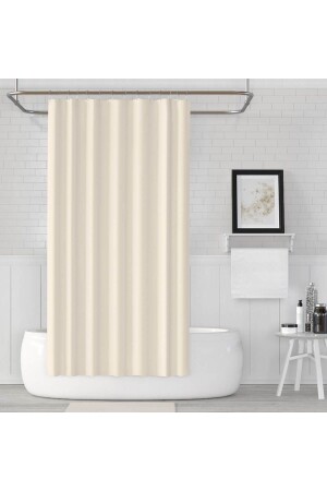 منز حمام الستائر 0010 كريم جناحين مزدوجين 2x120x200 BAPJAC0010KRE - Zethome