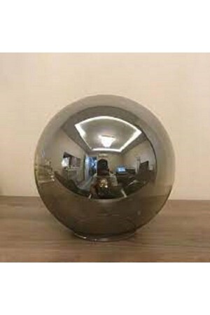 منز-غلوب دخان لون شمعة الزجاج زم0063 - ZM AYDINLATMA