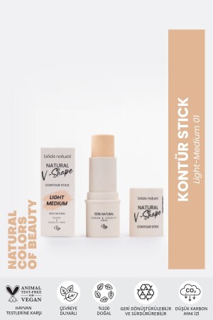 مـنـز-كـونتور ستيك الـقـويم الـقـويم الـقـويم 01 100% طبيعي - Bade Natural