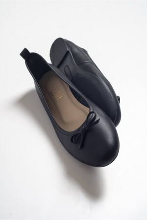 01 Black Skin Damen-Ballerinas 63-01 - 3