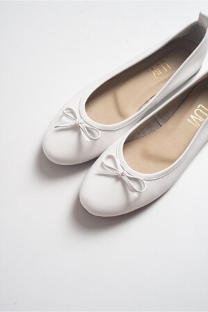 01 White Skin Damen-Ballerinas - 1