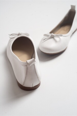 01 White Skin Damen-Ballerinas - 4