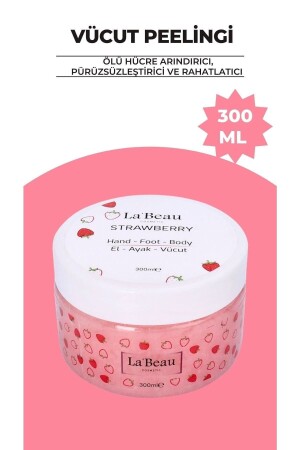 مكنورة التشريع ذات رائحة من الفراولة - اليدين والقدمين وتشريع الجلد 012 - La'beau