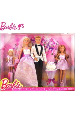 (منز-كين) عروس العريس أختي حفل زفاف (مجموعة 01304 - Barbie