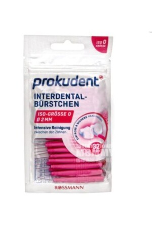 0–2 mm rosa Zahn-Interdentalbürste – 32 Stück - 2