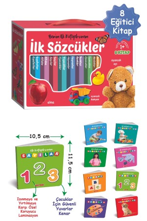 كتب تعليمية للسنين 0-3 مكتبي الأول - مجموعة كتب تعليمية IK2090 - MAGNET İQ