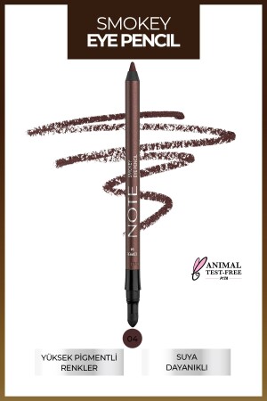 قلم العين المقاوم للماء مع مقدم التطبيق 04 النحاس - النحاس - Note Cosmetics