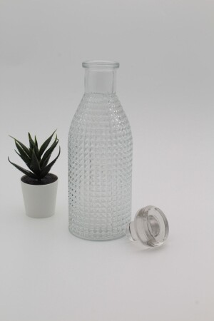 قنينة زجاجية من قنينة كرافة ذات غطاء زيز0460SET - zezedesing