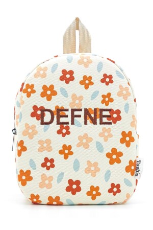 (منز) (نكتب اسمك) (زهور صغيرة) حقيبة ظهر للأطفال عمرها 0-8 سنوات - Pengi