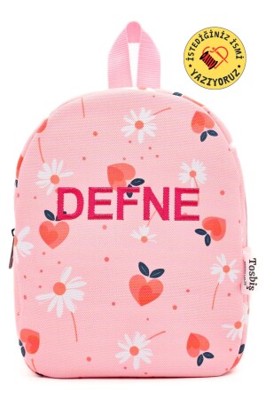 (منز) (نكتب اسمك) (قلبات حلوة) حقيبة ظهر للأطفال عمرها 0-8 سنوات - Pengi