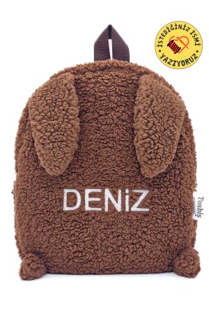 (منز) (نكتب اسمك) (رانيبيت براون) حقيبة ظهر للأطفال عمرها 0-8 سنوات - Tosbiş