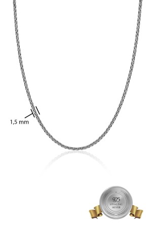 1-5 mm Spiga 925 Sterling Silber Herrenkette Halskette Vek-3009 - 6