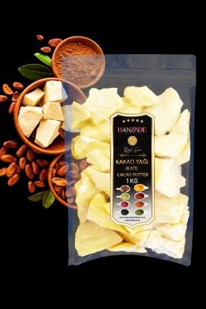زبدة كاكاو الصلبة النقية التي يمكن تناولها 1 كجم 8354 - Hanzade Bitkisel