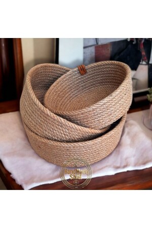 سلة مينيز-ويكر 1، فئة A جودة سلة مينيز جوت 100٪ مجموعة سلة مينيز طبيعية - HandmadeSNM