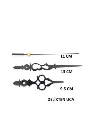 1 Adet Duvar Saati Mekanizması , Askılı , Şaft Uzunluğu 22 Mm , Sessiz SAAT1054 - 5