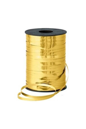 1 Adet Metalik Gold Altın Sarısı Rafya - 1