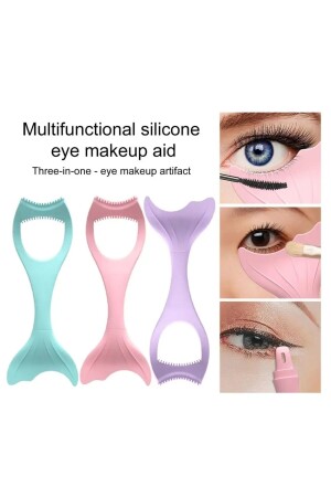 1 adet silikon Kolay rimel & eyeliner çekme aparatı - 2