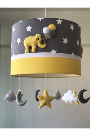 فيلة صفراء من النادي صبي و صبي غرفة شمعة ساريفيل1 - atölye ay ışığı