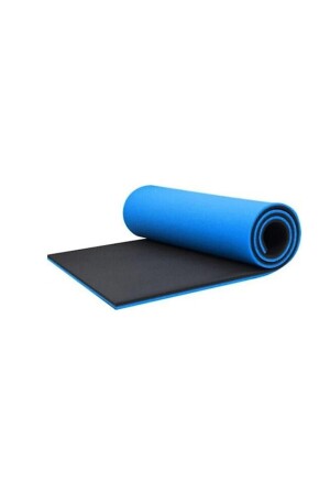 1 cm doppelseitige Pilatesmatte Blau 2438711436715 - 1