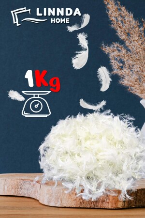 ريش الغوز الإمبراطورية (منز) (1 كجم) - Linnda Home