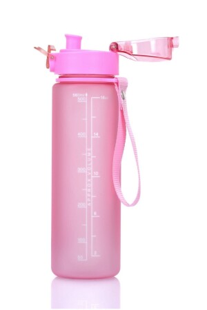 1 Liter Tritan-Wasserflasche, motivierende Wasserflasche mit hohem Fassungsvermögen, Sport-Wasserflasche, die keinen Geruch ausläuft - 4