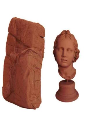 مكنسة من الخزينة المخبوزة الحمراء 1 كجم - Atölye Öğretmenim