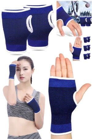 1 Paar Palm Hand Unterstützung elastische Fitness Volleyball Unisex dehnbare Handgelenk Fitness Bandage Sporthandschuhe - 1