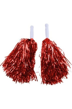 1 Paar rote 23. April Performance-Cheerleading-Pompons - 1