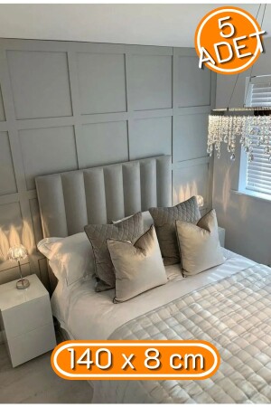 1 Paket 5 adet İskandinav Duvar Çıtası 140x8 cm - Yıldırım's Home