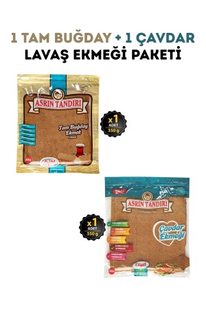 1 Paket Ekşi Mayalı Tam Buğday Lavaş Ekmeği 1 Paket Ekşi Mayalı Çavdar Lavaş Ekmeği - 1