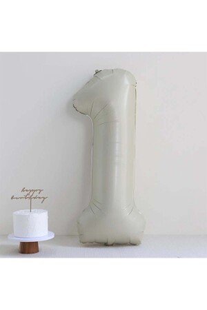 (منز-مبحر الرمل البيج كريم 1 عدد البالونات - Partifabrik