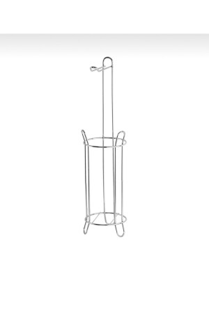 1 Paslanmaz Krom Wc Kağıtlık Tuvalet Kağıtlığı Yedek Hazneli Bej Krom - Genel Markalar