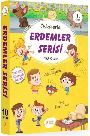 1. Sınıf Öykülerle Erdemler Serisi Seti (10 KİTAP TAKIM) - Kolektif - 1