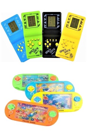 1 Stück Handheld Arcade Tetris Arcade 1 Stück Wasserring-Wurfspielkonsole Nostalgisches Spielzeugset bam510 - 1