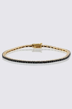 1. Waterway-Armband aus 13 Karat schwarzem Diamant - 2