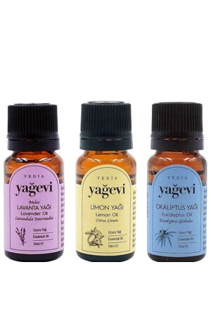 زيت المنجم النقي 10 مل + زيت الليمون 10 مل زيت اليوكاليبتوس 10 مل 3 قطعة زيت ضروري مجموعة TYGKD3212020 - Yağevi