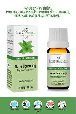 زيت من النعناع النقال 10 مل 100% زيت من النعناع النقال النقي والطبيعي - İntense Natural