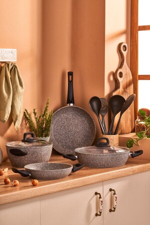 (منز-أوليندا) 10 قطع أدوات الطهي مجموعة (الشمراء) 600. 15.01.2546 - Emsan