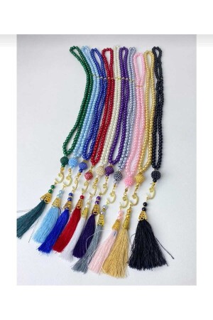 م.ن.ز-10 م.ب.ز. لون مختلط هدية لؤلؤة بلاستيكية 99 قطعة الدميرة (موالود سونه حج عمرة) 43 - esenavm