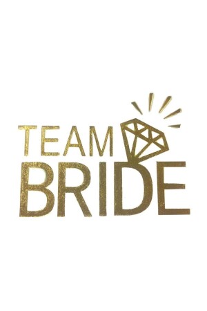 10 AD Team Bride Temporäres Tattoo – Bachelorette Bride To Be Tattoo - 4