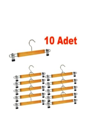 MNZ-10 قطع معلق خشب مع قماش معلق ملابس معلق - Mobil