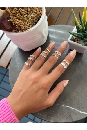 10 Adet Eklem Yüzüğü ( Figürleri Değişmektedir Her Seferinde Farklı Gelir ) - Jackferrero