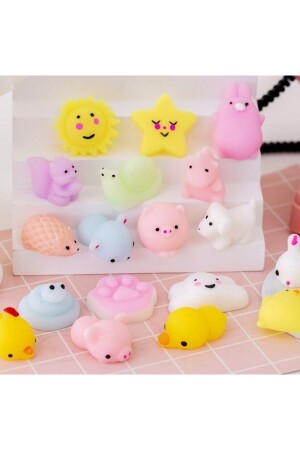 10 Adet Hayvan Sukuşi Sevimli Stres Çocuk Okul Hediye Squishy Oyuncak squishy9278 - 1