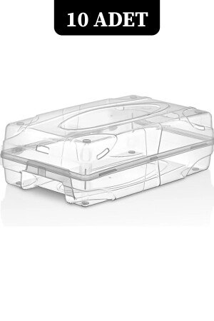 10 Adet Kadın Ayakkabı Kutusu Şeffaf Ayakkabı İstifleme Saklama Kutusu - İronika