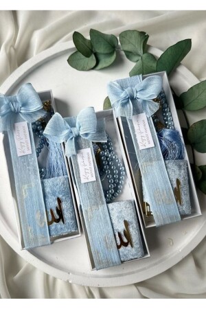 10 Adet Mini Kuran ve Tesbih Bebek Mevlüt- doğum- doğum günü-bohça- nikah hediyelik - Mapel